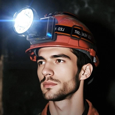 Night Lamp, Induction Headlight Strong Light Charging K6O3 - Image 1 of 4