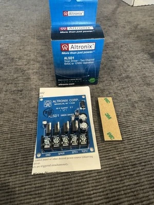 ✅ BRAND NEW! Altronix ALSD1 Siren Driver Two Channel - Image 1 of 3