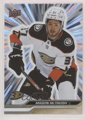 2023-24 Upper Deck Series 1 Outburst Silver Mason McTavish #2 - Image 1 of 2