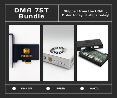Placa DMA 75T FPGA + Fusor HDMI + MAKCU (Estuche OverDMA Incluido) - Paquete DMA Foto 1 de 4