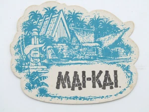 Vintage Mai Kai Tiki Bar Coaster 60's Ft Lauderdale Florida RARE HTF - Picture 1 of 2