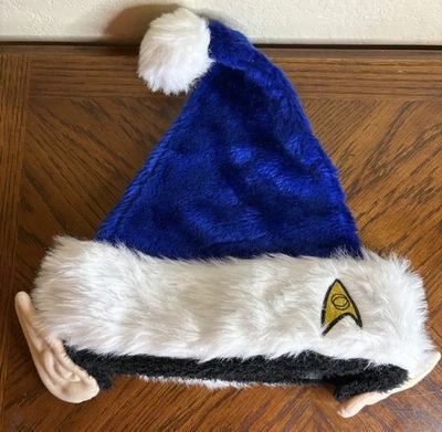 2011 Kurt S. Adler Star Trek Sr. Spock Sombrero de Papá Noel Navidad Talla Adulto Foto 1 de 4