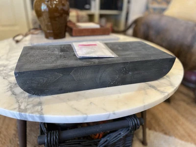 "Estante flotante de madera Anthropologie 18"" Tamara Burl" Foto 1 de 4