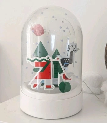 Ikea STRALA LED Lámpara de Mesa Decoración Noche Nieve/Batería Cúpula Oerada Nueva Foto 1 de 4