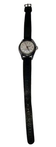 Vintage Hilton 17 Jewel Automatic Incabloc Ladies Wristwatch Leather Band Works - Picture 1 of 7