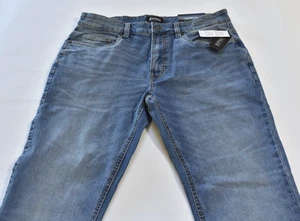 Buffalo David Bitton Men's Blue Jeans Size 34-32 Light Wash 5 Pocket Slim KING - Picture 1 of 3