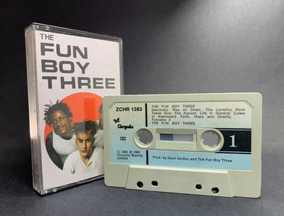 THE FUN BOY THREE Cassette ZCHR1383 **UK 1ST ISSUE 1982**VG+/VG+**PAPER LABELS** - Image 1 of 4