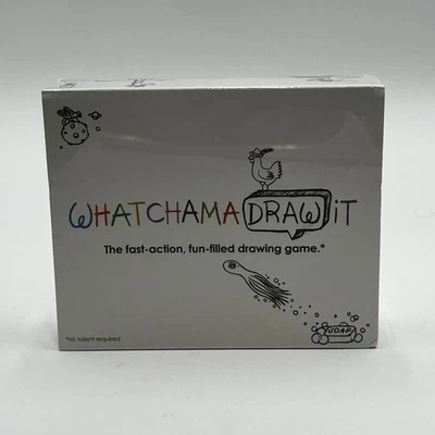 WhatchamaDRAWit Game, Fast Action, Fun-filled Drawing Game 2010 NEW SEALED - Image 1 of 4