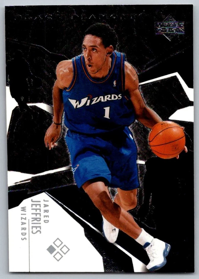 2003-04 Upper Deck Black Diamond Jared Jeffries Washington Wizards #75 - Image 1 of 2