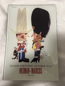 John Derian Neiman Marcus Handmade USA Glastablett signiert - Bild 1 von 4