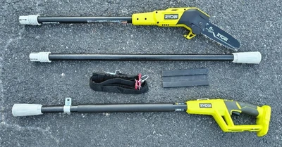 Herramienta de sierra de poste inalámbrica sin aceite RYOBI P2501 ONE+ 18V 8" solo envío gratuito a EE. UU. Foto 1 de 4