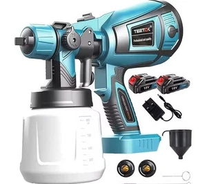 1000ML Cordless Electric Spray Gun Paint Sprayer with 2x Batteries For Makita - Picture 1 of 6