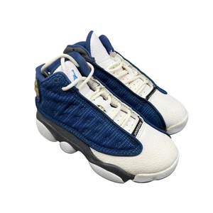 DS Jordan 13 Retro PS FLINT French Blue University White Sneakers Size 11C 2010 - Picture 1 of 9