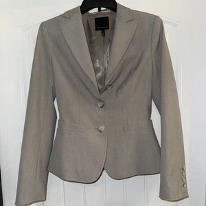 Blazer The Limited Tan Womens Size 2 Button Lined Classic - Picture 1 of 6