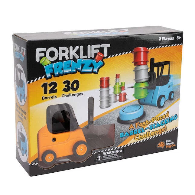 Fat Brain Toys Action Game Load and Carry GO GO Forklift FA347-1 Authentic