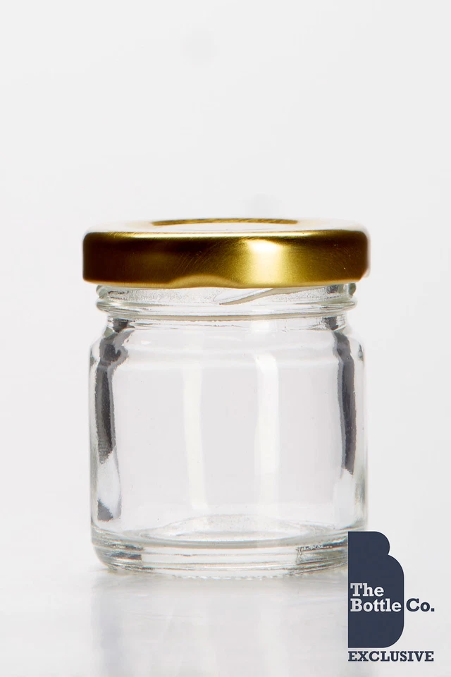 140 X 42ml Mini Jam Chutney Preserve Honey Wedding Favours Pickle Glass Food Jar