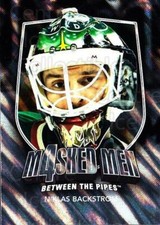 2011-12 Between The Pipes Masked Men 4 Silver #3 Niklas Backstrom