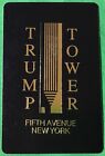 Playing Cards Single Card Old  Trump Tower Fifth Avenue New York  Advertising