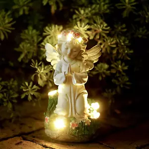 Angel Garden Decor Statue Solar Angel Decorations for Yard Outdoor Decorations f - Picture 1 of 12