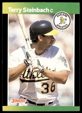 1989 Donruss Baseball's Best #323  Terry Steinbach   Oakland Athletics