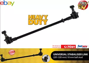 Universal Adjustable Sway Bar Link Fitment upto 320mm with 10mm ball Size - Picture 1 of 9
