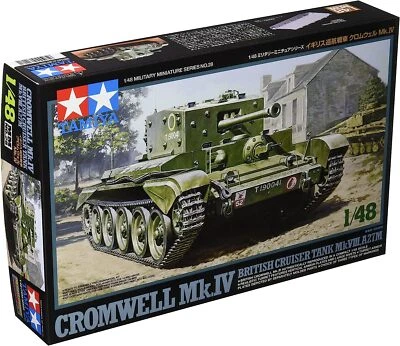 TAMIYA 1/48 Military No.28 CROMWELL Mk.IV BRITISH CRUISER TANK 32528 JAPAN81 - Immagine 1 di 3