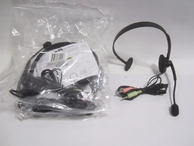 Free Ship, (4) Cyber Acoustics AC-100 Mono Speech Headset Boom Mic 3.5MM Plug  - Image 1 of 4