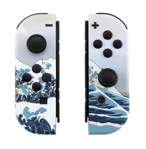 Great Wave Nintendo Switch OEM Custom Joy-Con's Controllers - Picture 1 of 3
