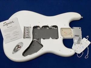 3.5 lbs Fender Squier Strat Hardtail ARCTIC WHITE BODY Electric Guitar HSS - Picture 1 of 13