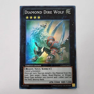 Diamond Dire Wolf - CT10-EN012 - Super Rare - MP/HP - Limited - Yugioh - Picture 1 of 2