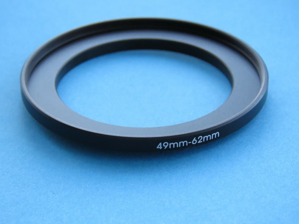 49mm to 62mm Step Up Step-Up Ring Camera Lens Filter Adapter Ring 49mm-62mm - Image 1 of 2