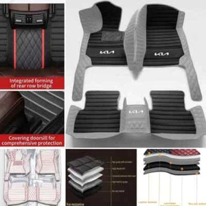 For Kia Soul 2008-2024 Car Floor Mats All Weather Carpets Full Covered Custom - Picture 1 of 41