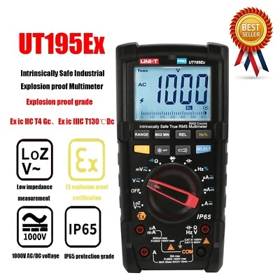 UNI-T UT195Ex Intrinsically Safe Industrial Explosion-proof Multimeter True RMS