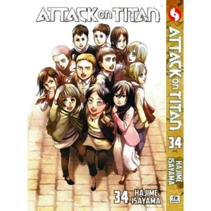 ATTACK ON TITAN Manga de Hajime Isayama Vol 1-34 FINAL Cómic Inglés - Imagen 1 de 10