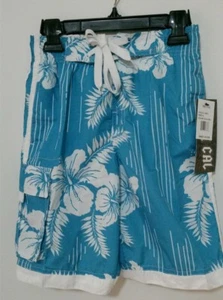 TRU CALBoys SZ 8 Swim Trunks Shorts Suit Board Net Lining NWT New  1046 - Picture 1 of 10