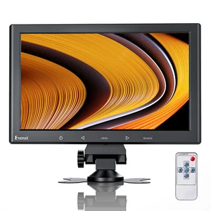 Eyoyo Small 10 inch Monitor 1024x600 HDMI VGA AV Screen Display for Raspberry Pi - Picture 1 of 9