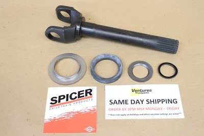 CHROMOLY OUTER AXLE SHAFT FORD HIGH BOY BIG HUB DANA 44 F250 1976 1977 - Image 1 of 4