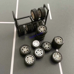 Tire Models Railway Scenery Layout 1:64 Tire Rack Storage Tires Model - Picture 1 of 3