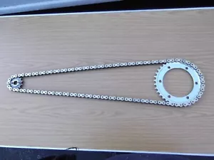 Lexmoto LXR 125 Euro 5 UPGRADE HEAVY DUTY GOLD FACE Chain & Sprocket Set NEW - Picture 1 of 11