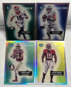2023 Topps Bowman Chrome 1955 Retro Menge (4) W / Brock Bowers, Jordan Travis - Bild 1 von 1