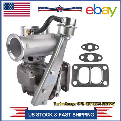 HX35W Turbo Turbocharge Fits Dodge Ram 2500 3500 Cummins 5.9L 1999-2002 3592766 - Image 1 of 4