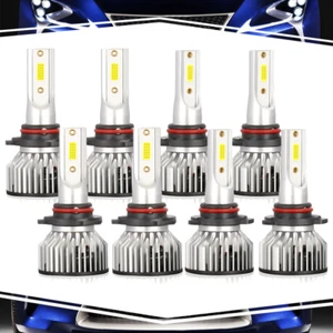 For Acura MDX 2001-2003 4 Pair 2x 9006+2x 9005 DRL High Low Beam Headlight - Picture 1 of 12