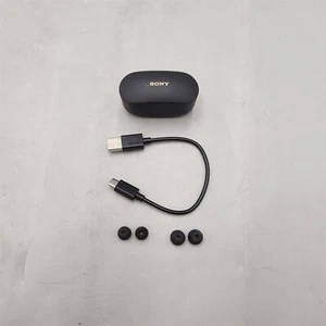 Sony WF-1000XM4 Noise Canceling Truly Wireless Earbud Headphones, Black - Photo 1 sur 4