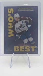 2023-24 UD CREDENTIALS WHO’S BEST CALE MAKAR #WB-MA INSERT COLORADO AVALANCHE - Picture 1 of 3