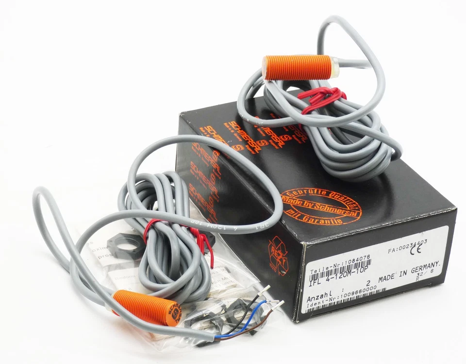2x Schmersal IFL 4-120M-10P 1084078 Induktiver Näherungsschalter -unused/OVP-