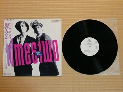 Times Two ‎– X2 P-13577 Japan Insert PROMO Obi Near Mint vinyl - Image 1 of 4