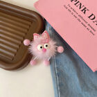 Mink Hair Bow Plush Keychain Doll School Bag Pendant Cute Diy Decoration