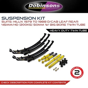 Dobinsons Suspension Kit Fits Hilux 1979-1988 D/Cab Leaf Rear No Access 45mm/HD/ - Picture 1 of 9