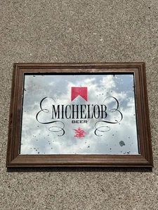 Vintage Michelob Bier Bar Spiegel Schild 10,75" x 14" - Bild 1 von 7