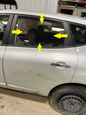 08-15 SOLO VENTANA CRISTAL PUERTA TRASERA IZQUIERDA CONDUCTOR NISSAN ROGUE (EXCEPTO SPORT) Foto 1 de 4